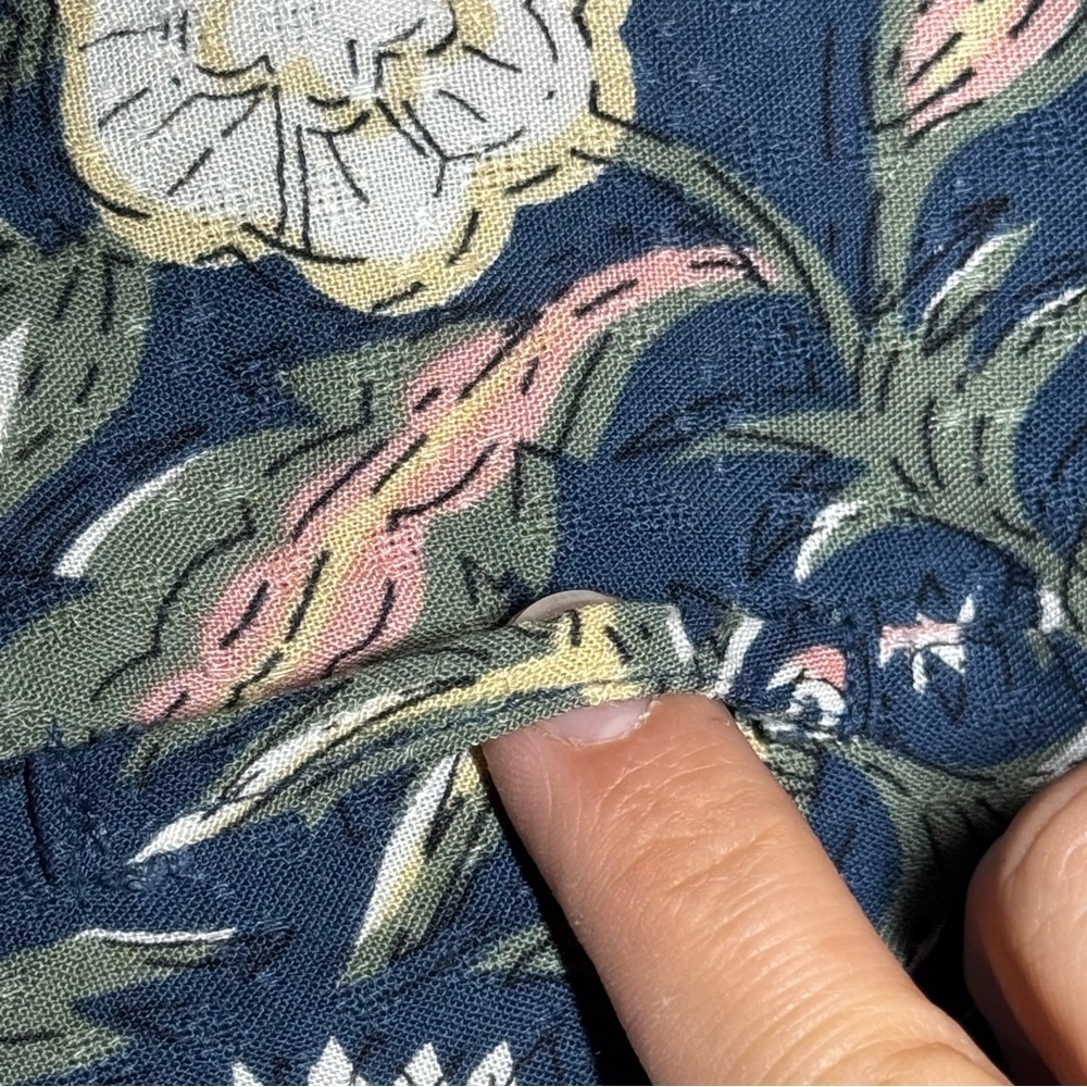 Anthropologie dRA Los Angeles Floral Boho Midi Dress Medium Cottagecore Prairie - Picture 10 of 10